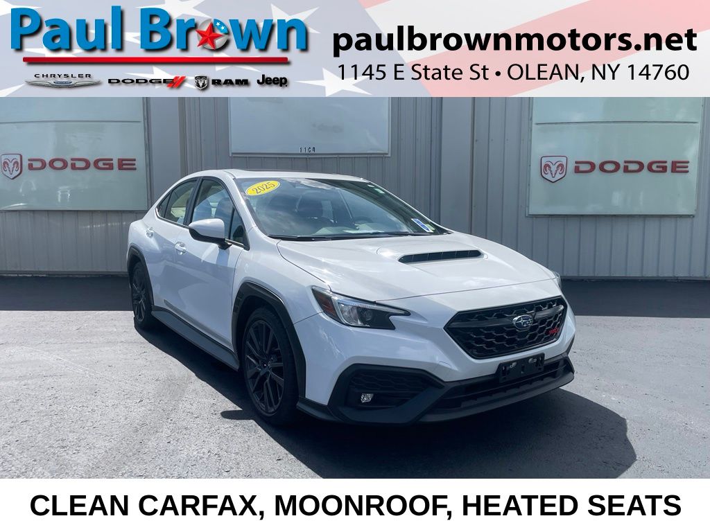 Ceramic White 2025 Subaru WRX Sedan All-Wheel Drive Manual