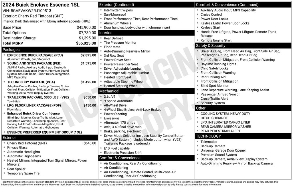 2024 Buick Enclave Essence AWD