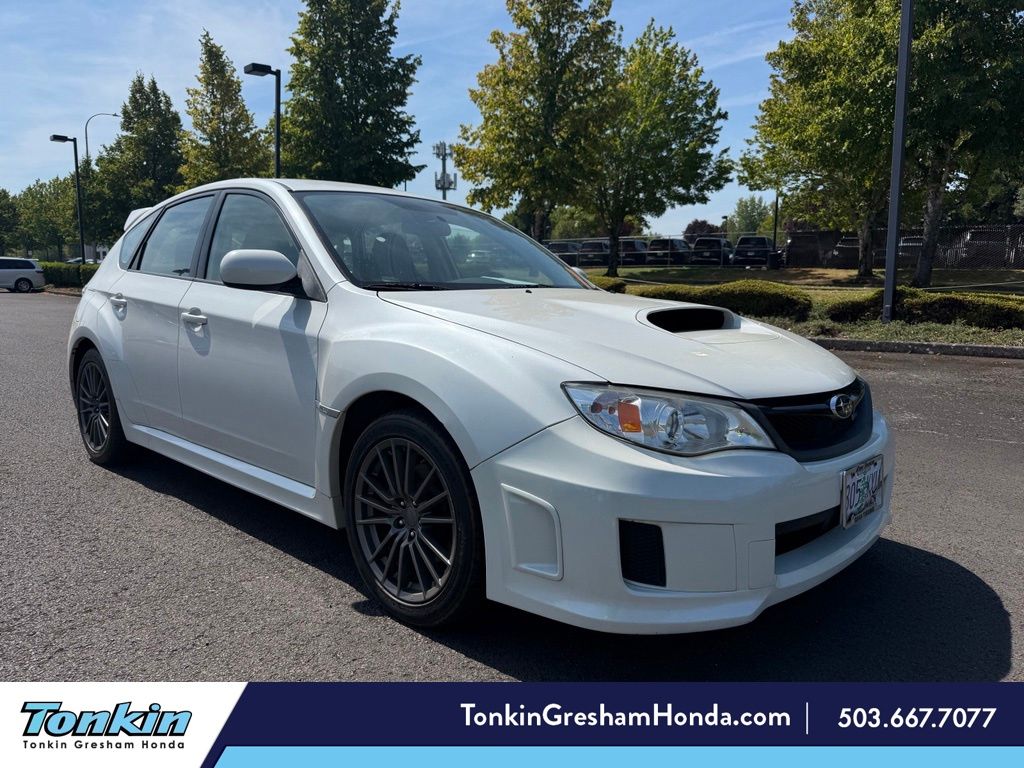 Satin White Pearl 2014 Subaru Impreza WRX Hatchback All-Wheel Drive 5-Speed Manual
