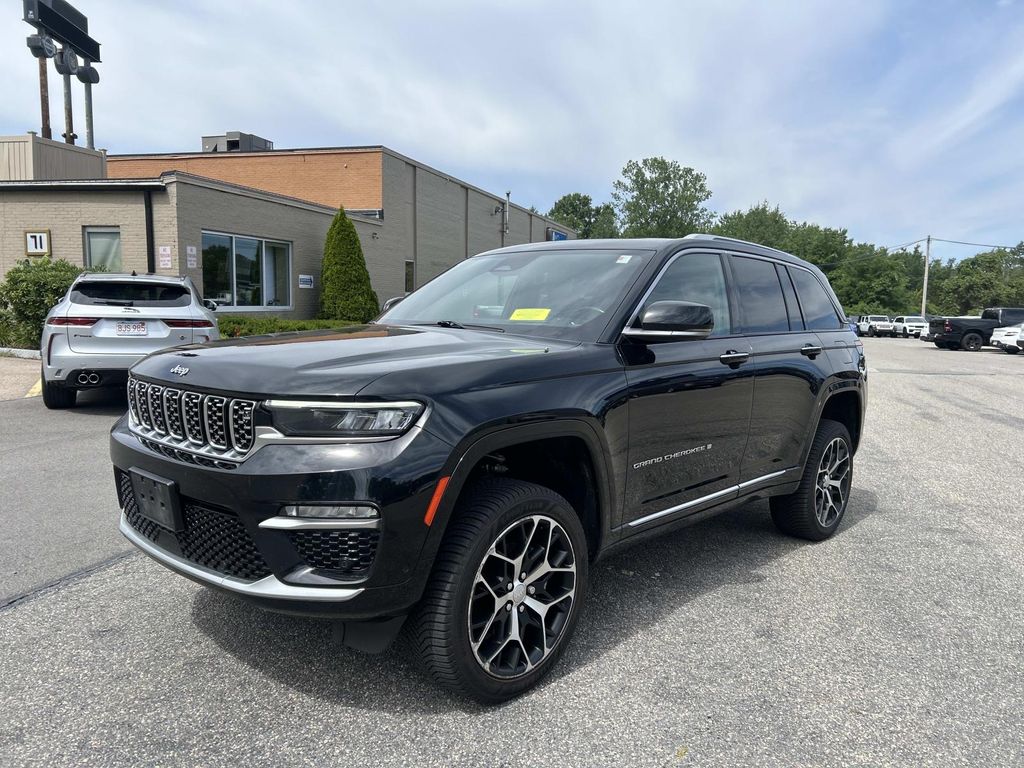 Diamond Black 2023 Jeep Grand Cherokee SUV / Crossover Four-Wheel Drive 8-Speed Automatic