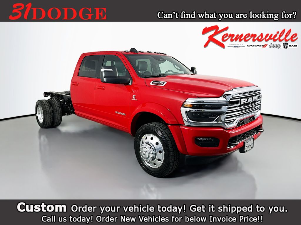 Flame Red Clearcoat 2026 RAM 4500 Chassis Pickup Truck Automatic
