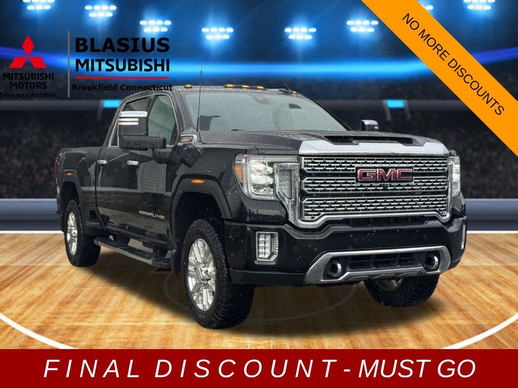 Onyx Black 2021 GMC Sierra 2500HD Denali Crew Cab 4WD Pickup Truck Four-Wheel Drive Automatic