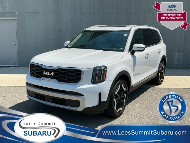 Glacial White Pearl 2025 Kia Telluride SUV / Crossover Front-Wheel Drive 8-Speed Automatic