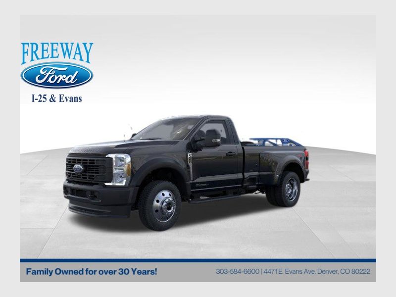Agate Black Metallic 2026 Ford F-450 Super Duty XL Regular Cab LB DRW 4WD Pickup Truck Four-Wheel Drive Automatic