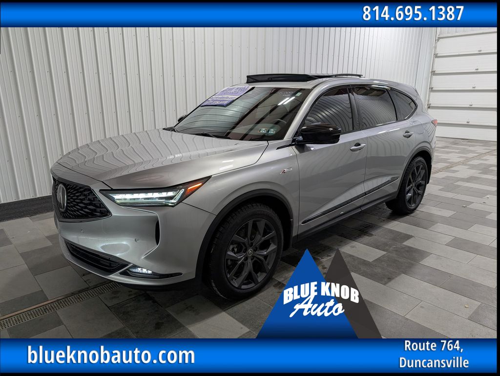 Gray 2022 Acura MDX SUV / Crossover All-Wheel Drive Automatic