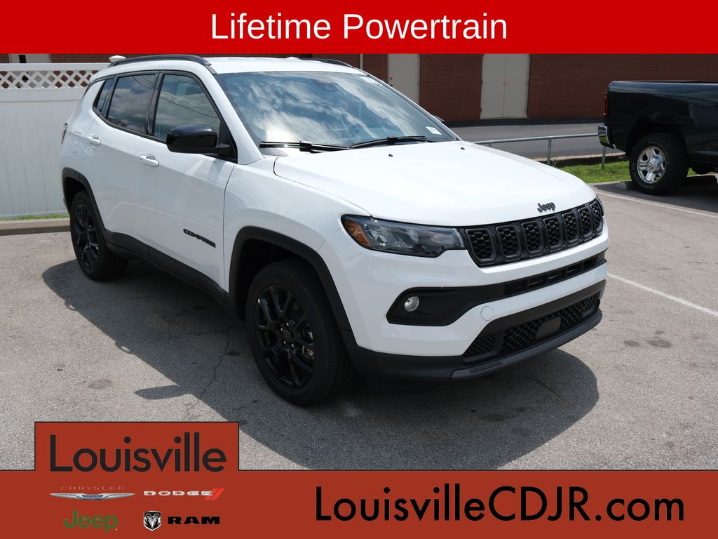 Bright White Clearcoat 2026 Jeep Compass Latitude 4WD SUV / Crossover Four-Wheel Drive 8-Speed Automatic