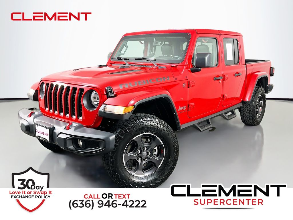 Firecracker Red Clearcoat 2022 Jeep Gladiator Pickup Truck Four-Wheel Drive 8-Speed Automatic