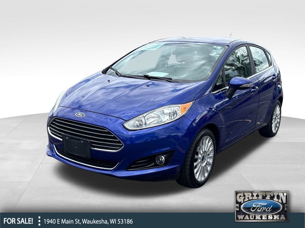 Blue 2015 Ford Fiesta Hatchback Front-Wheel Drive 6-Speed Automatic