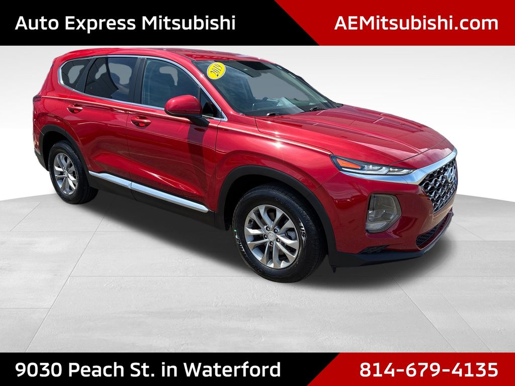 2019 Hyundai Santa Fe SE Red at Spitzer Acura