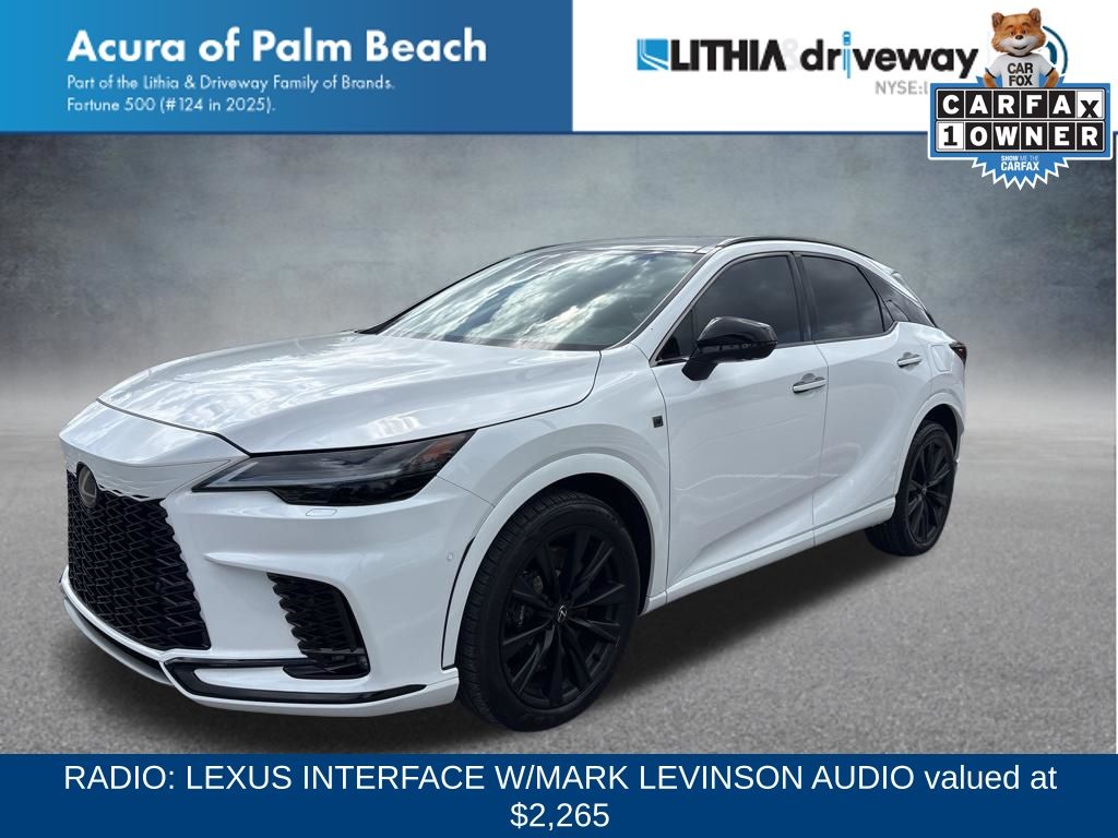 White 2024 Lexus RX Hybrid 500h F Sport Performance AWD SUV / Crossover All-Wheel Drive 6-Speed Automatic