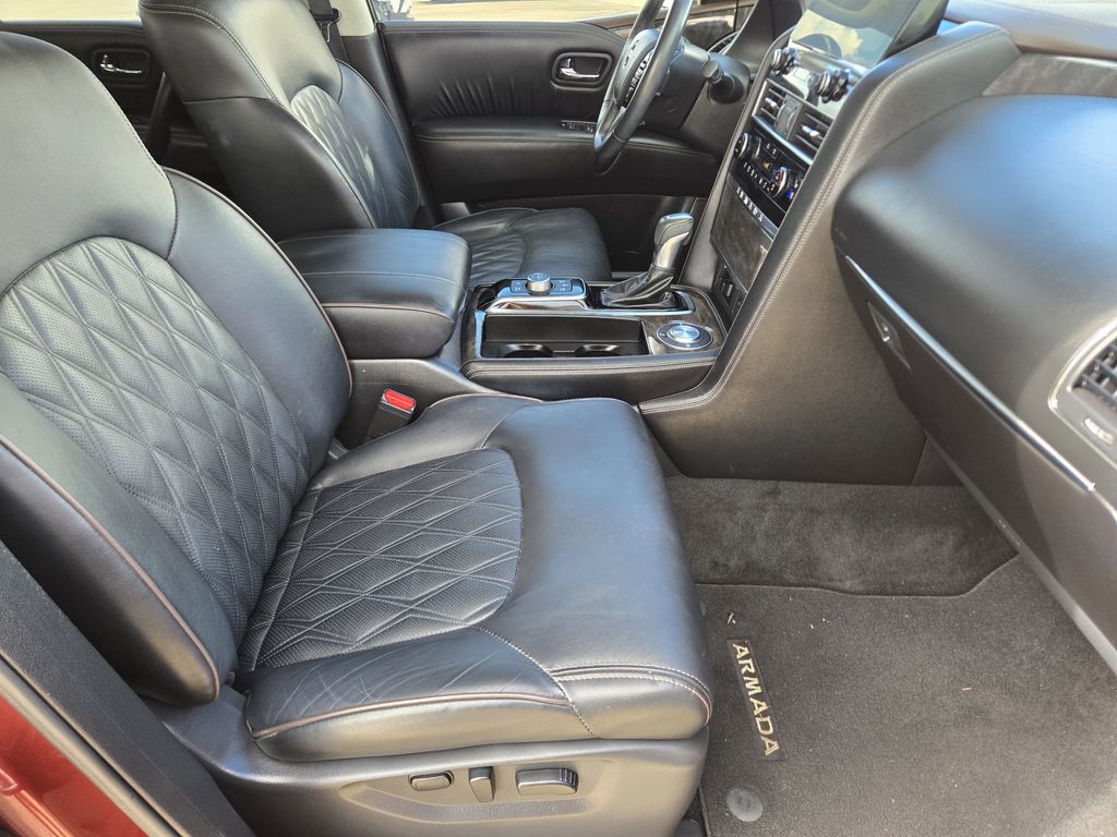 2022 Nissan Armada Platinum Red at DeMontrond Ford