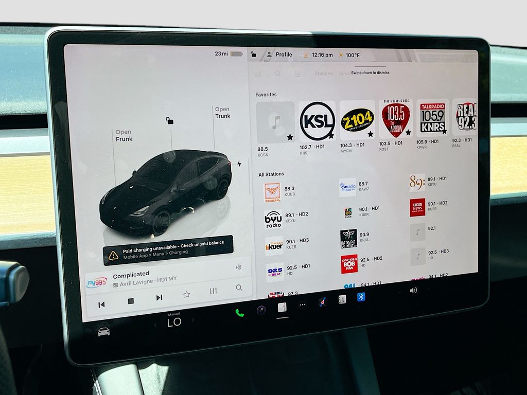 Used 2023 Charcoal Tesla Performance image 15