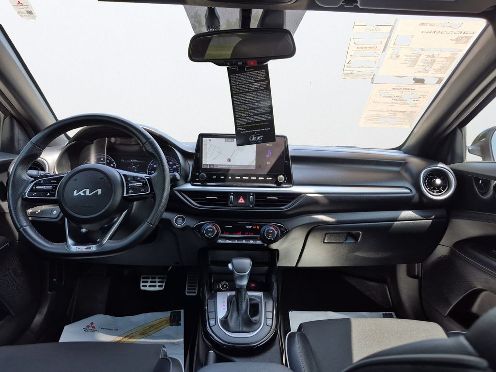 2023 Kia Forte GT-Line White at North Houston Mitsubishi