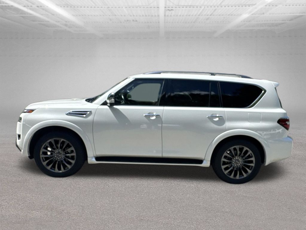 2023 Nissan Armada Platinum White at John Sisson Motors