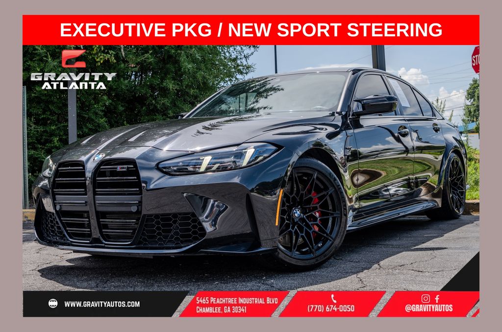 Black Sapphire Metallic 2025 BMW M3 Sedan Rear-Wheel Drive 8-Speed Automatic