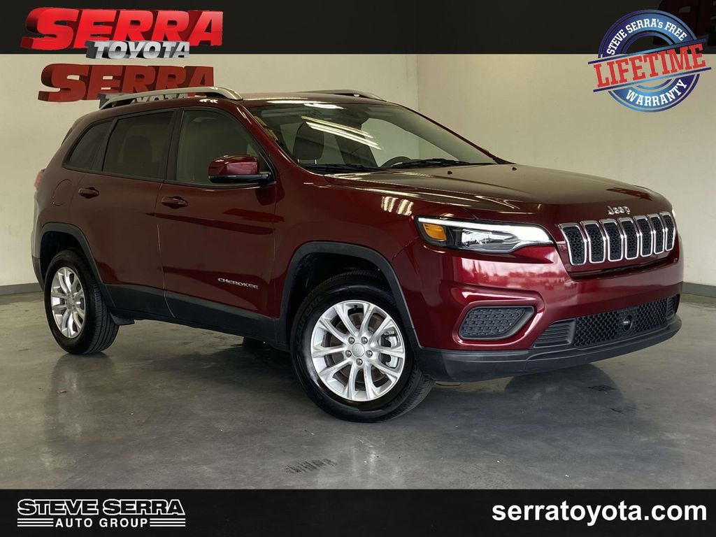 Velvet Red Pearlcoat 2021 Jeep Cherokee Latitude 4WD SUV / Crossover Four-Wheel Drive 9-Speed Automatic