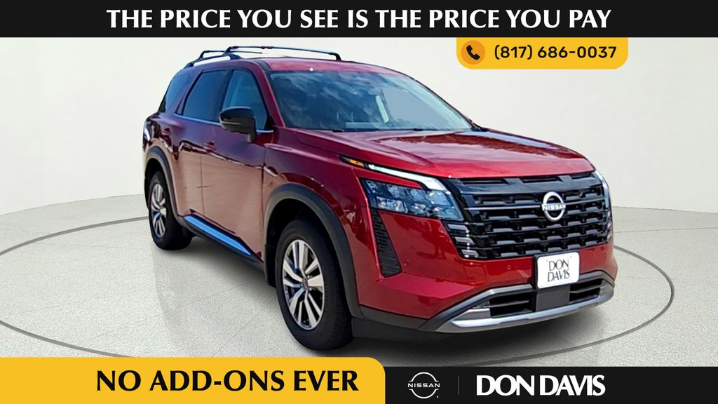 Red (Scarlet Ember Tintcoat) 2026 Nissan Pathfinder SUV / Crossover All-Wheel Drive 9-Speed Automatic