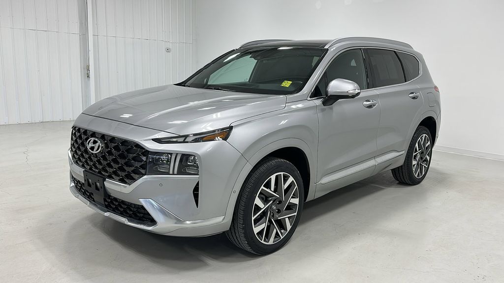 Shimmering Silver Pearl 2022 Hyundai Santa Fe Calligraphy AWD SUV / Crossover All-Wheel Drive Automatic