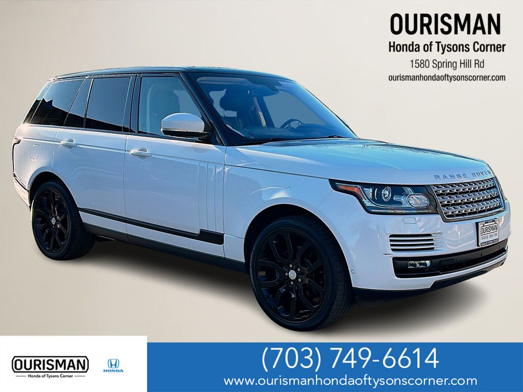 Fuji White 2016 Land Rover Range Rover SUV / Crossover All-Wheel Drive 8-Speed Automatic