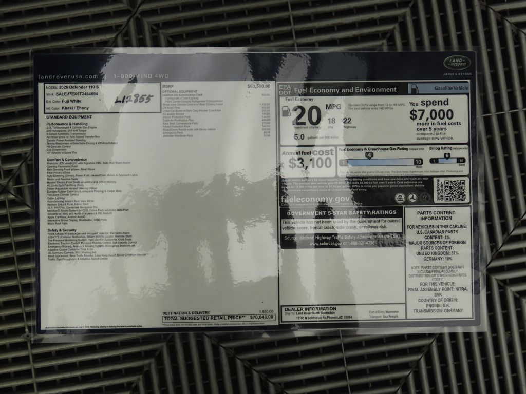 Thumbnail: 2026 Land Rover Defender - 9