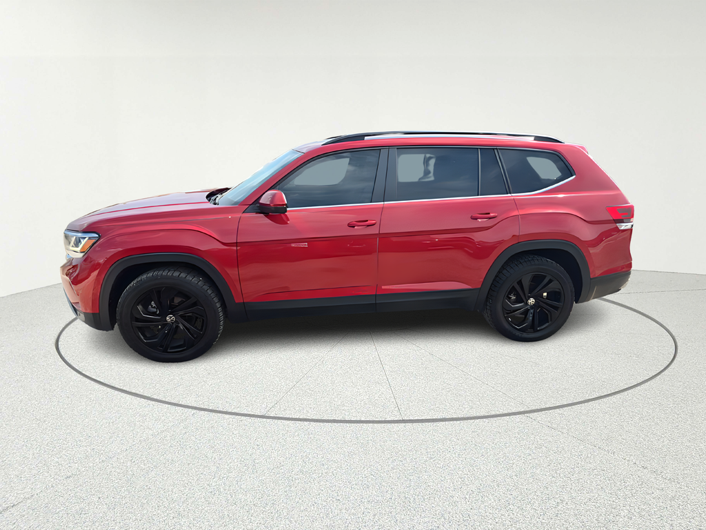 2022 Volkswagen Atlas 3.6L V6 SE w/Technology Red at DeMontrond Auto Country
