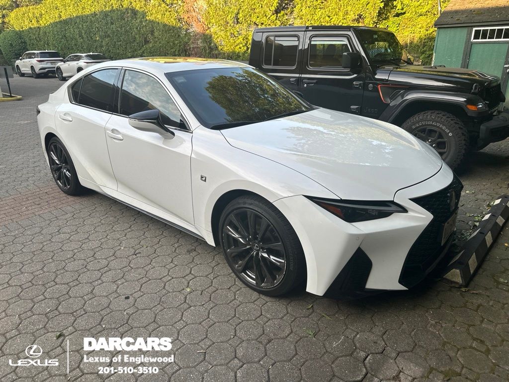 Ultra White 2023 Lexus IS Sedan 6-Speed Automatic
