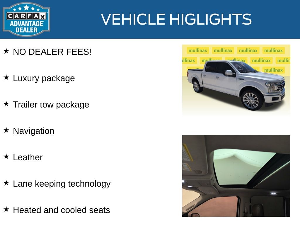Used 2019 White Ford Limited image 11