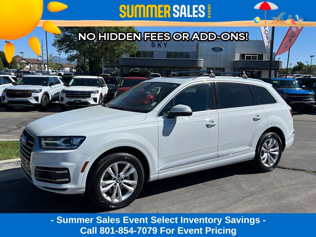 White 2017 Audi Q7 3.0T quattro Premium Plus SUV / Crossover All-Wheel Drive 8-Speed Automatic