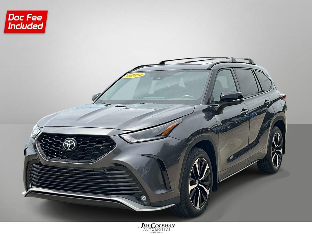 Magnetic Gray Metallic 2022 Toyota Highlander SUV / Crossover All-Wheel Drive 8-Speed Automatic