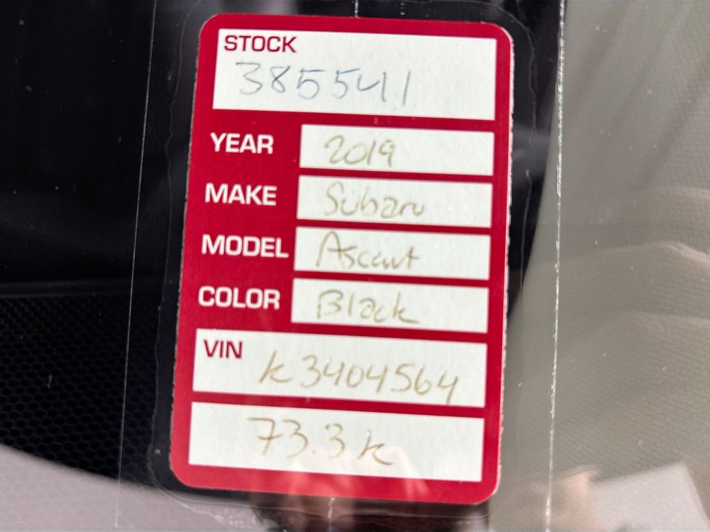 2019 Subaru Ascent Base