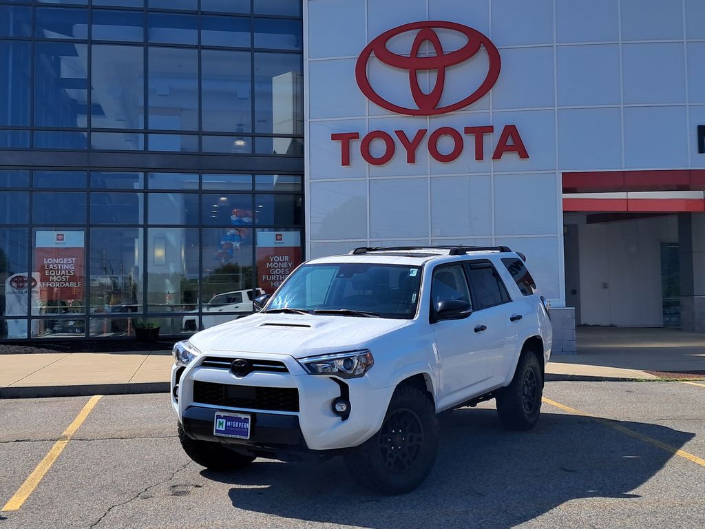 Super White 2021 Toyota 4Runner SUV / Crossover Four-Wheel Drive 5-Speed Automatic Overdrive