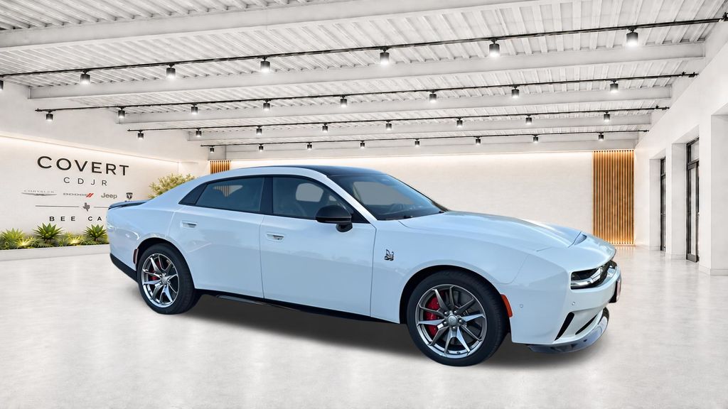 White 2026 Dodge Charger Sedan All-Wheel Drive 1-Speed Automatic