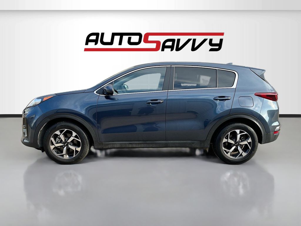 Used 2022 Blue Kia LX image 4