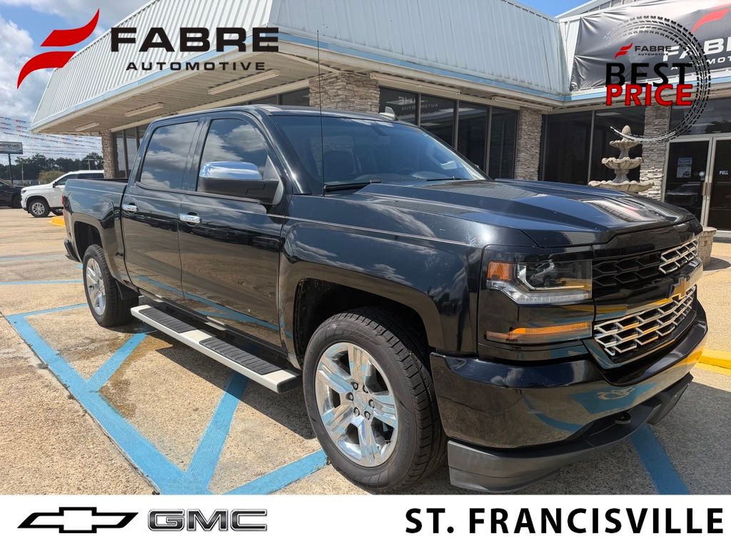 Black 2018 Chevrolet Silverado 1500 Pickup Truck 4X2 6-Speed Automatic Overdrive