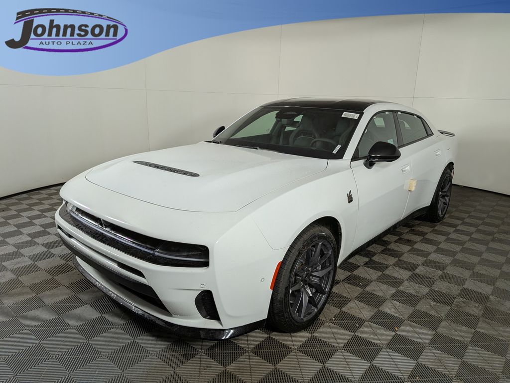 Bright White Clearcoat 2026 Dodge Charger Scat Pack Sedan AWD Sedan All-Wheel Drive 8-Speed Automatic