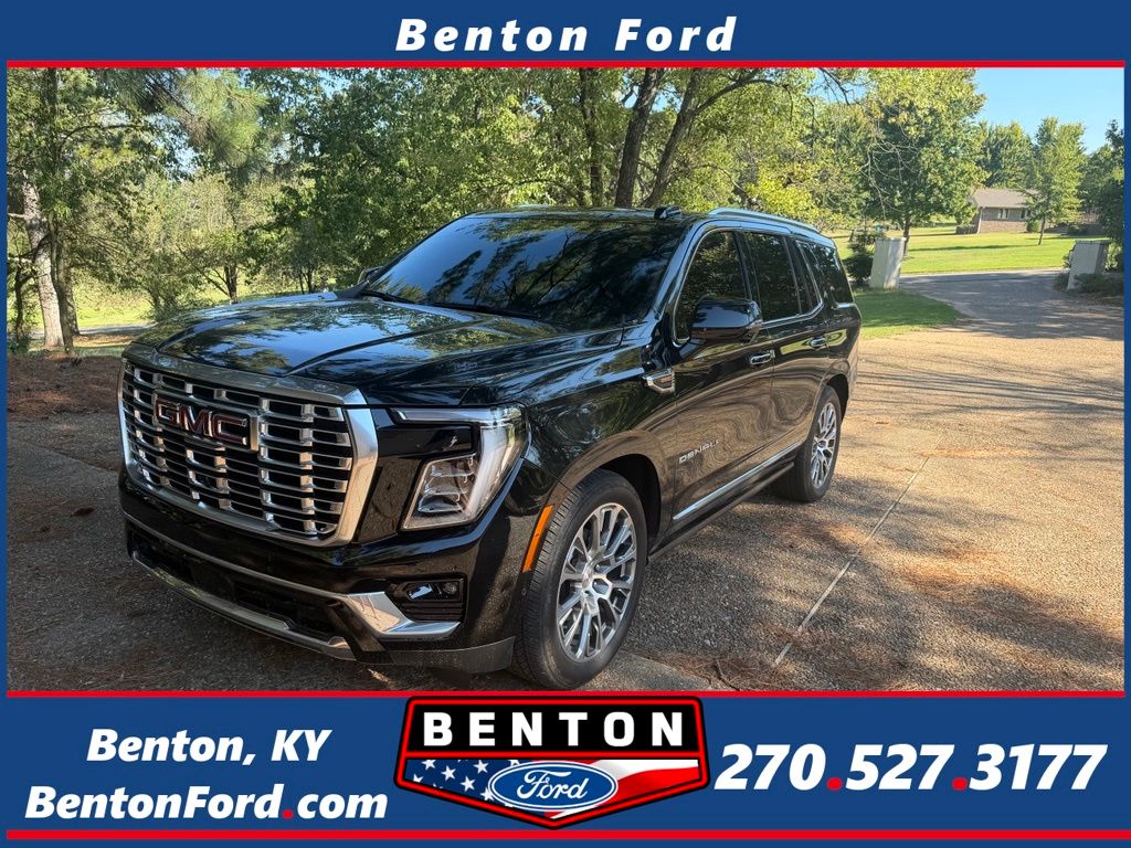 Onyx Black 2025 GMC Yukon SUV / Crossover Four-Wheel Drive 