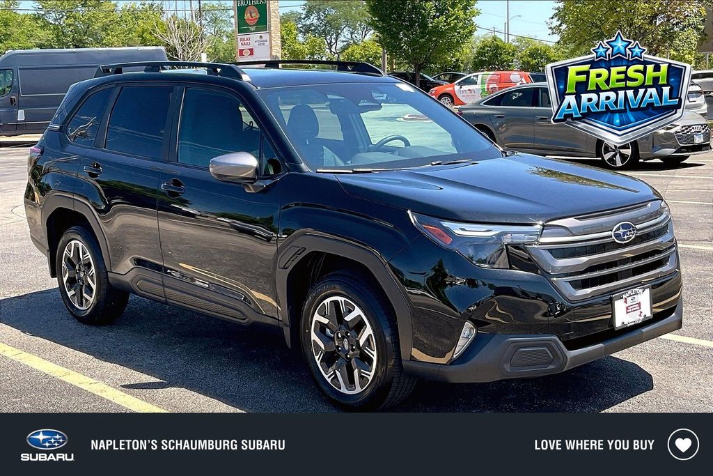 Crystal Black Silica 2026 Subaru Forester SUV / Crossover All-Wheel Drive Continuously Variable Transmission