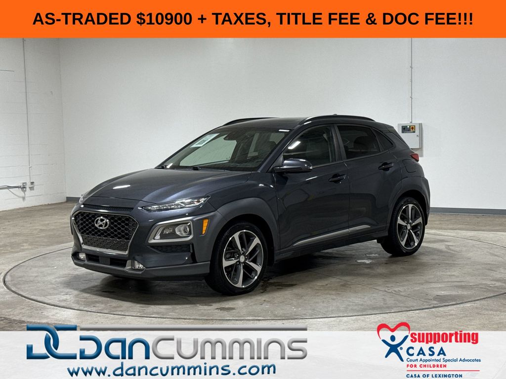 Thunder Gray 2018 Hyundai Kona SUV / Crossover All-Wheel Drive 7-Speed Automatic