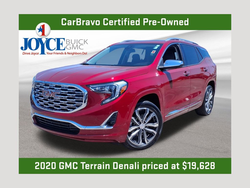 Red Quartz Tintcoat 2020 GMC Terrain SUV / Crossover Four-Wheel Drive 9-Speed Automatic