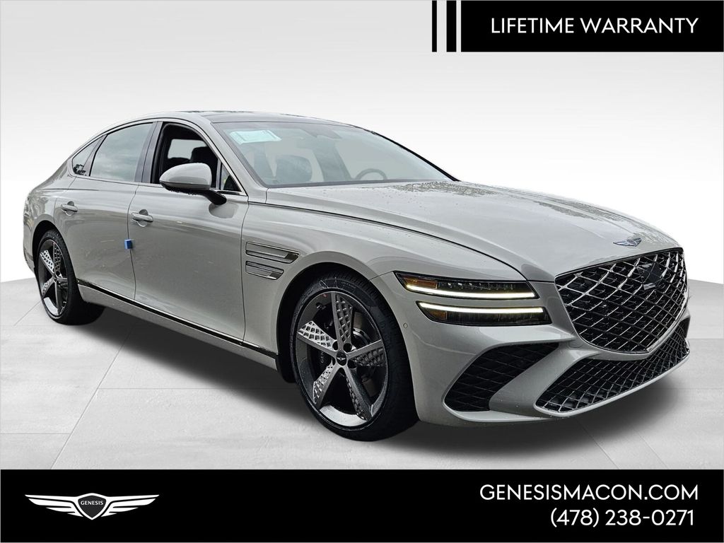 Vatna Gray 2026 Genesis G80 3.5T Sport Prestige AWD Sedan All-Wheel Drive 8-Speed Automatic