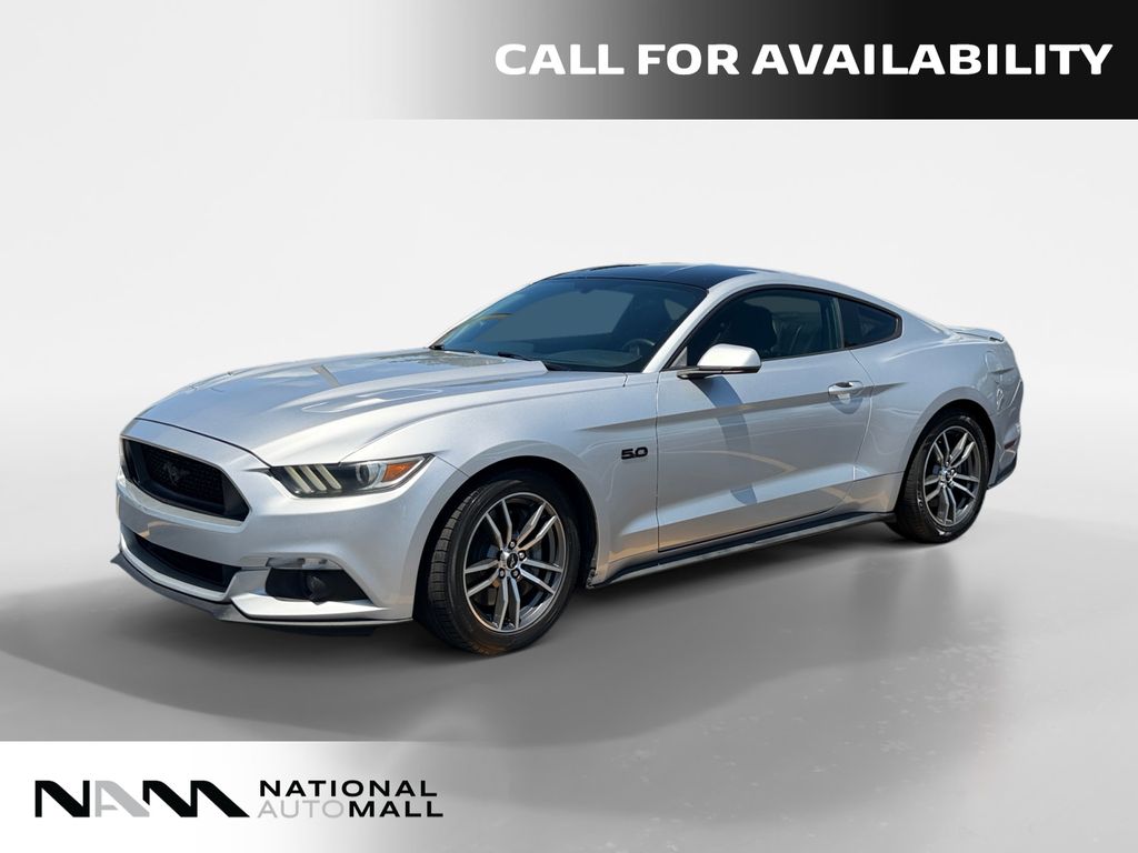 Ingot Silver 2016 Ford Mustang Coupe Rear-Wheel Drive 6-Speed Manual