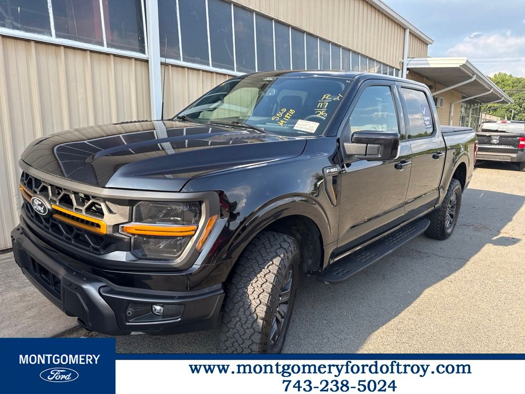 Black Metallic 2025 Ford F-150 Pickup Truck Four-Wheel Drive Automatic