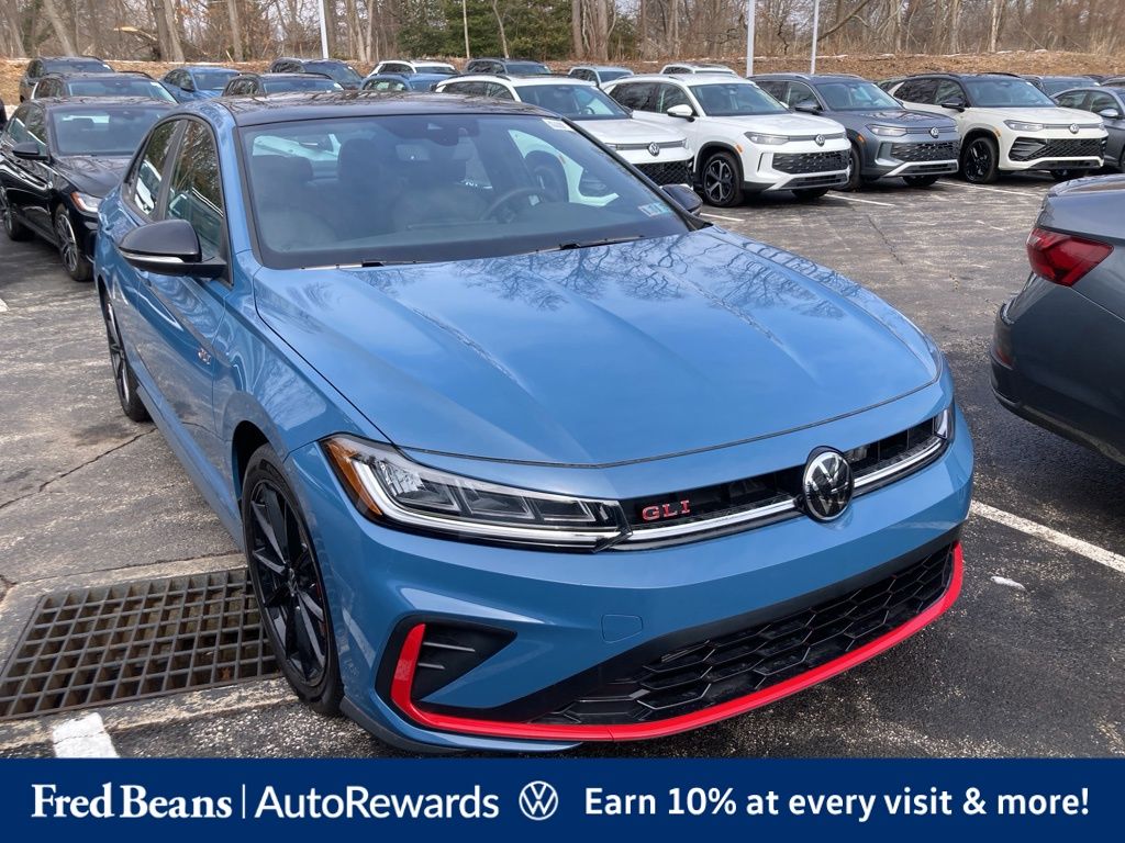 Monument Gray w/Deep Black Roof 2026 Volkswagen Jetta GLI Sedan Front-Wheel Drive 7-Speed Dual Clutch