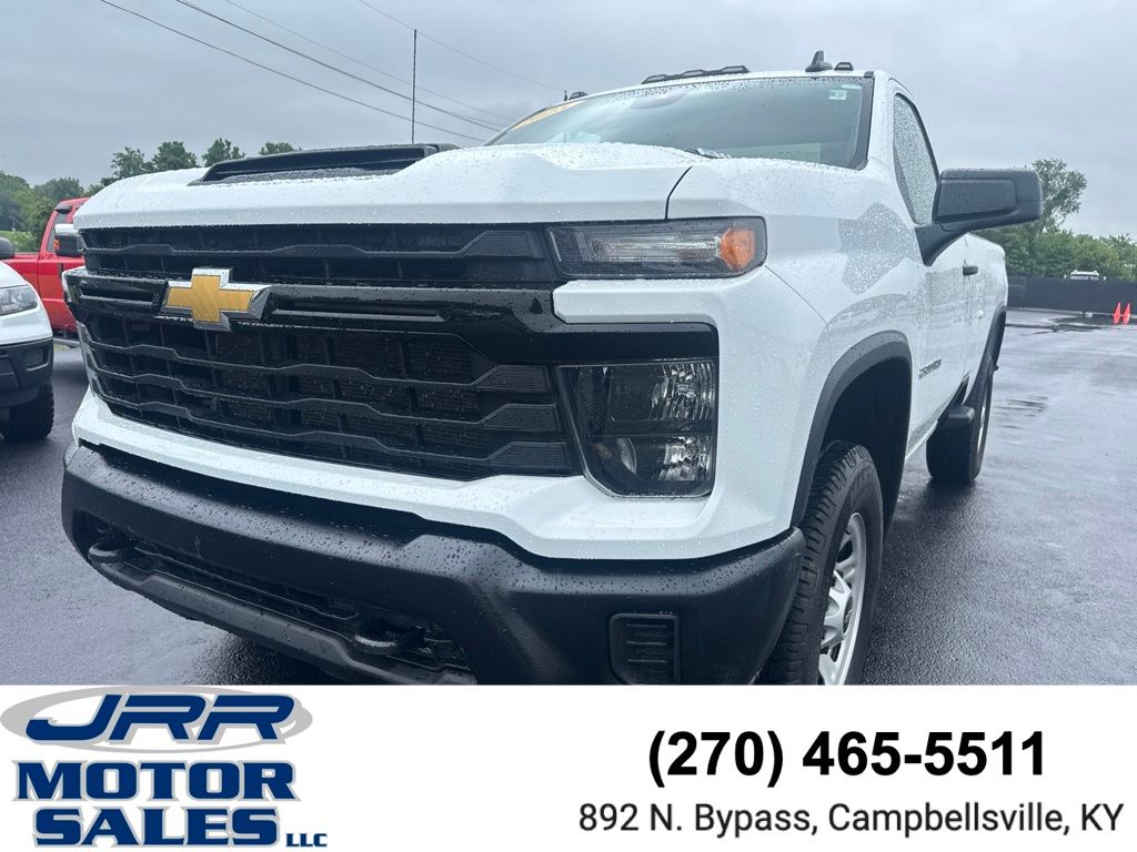 Summit White 2025 Chevrolet Silverado 2500HD Pickup Truck Four-Wheel Drive Automatic