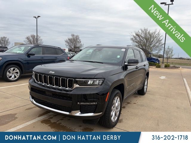 Diamond Black Crystal Pearlcoat 2023 Jeep Grand Cherokee L Limited 4WD SUV / Crossover Four-Wheel Drive 8-Speed Automatic