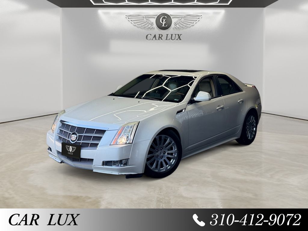 White Diamond Clearcoat 2011 Cadillac CTS Sedan Rear-Wheel Drive 6-Speed Automatic