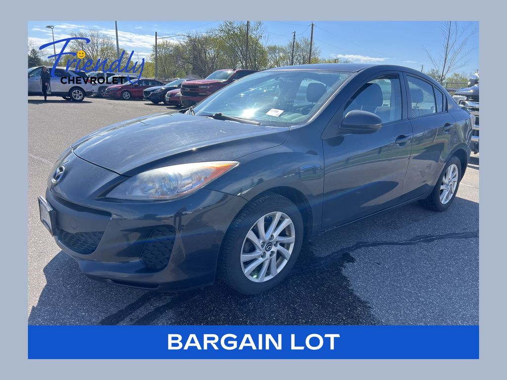 Black 2013 Mazda MAZDA3 i Touring Sedan Front-Wheel Drive 6-Speed Automatic