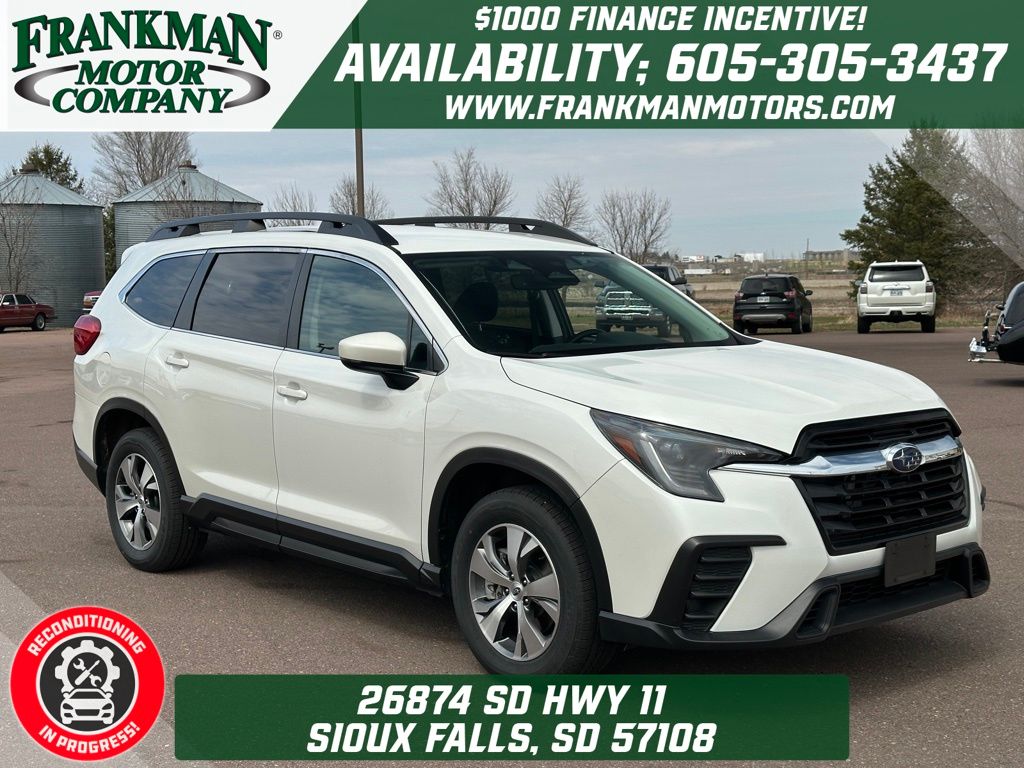 Crystal White Pearl 2024 Subaru Ascent Premium 7-Passenger AWD SUV / Crossover All-Wheel Drive Continuously Variable Transmission