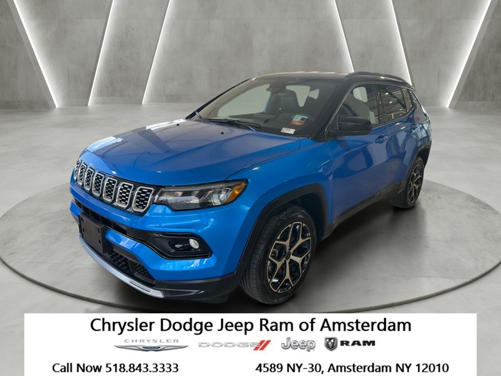 Hydro Blue Pearlcoat 2025 Jeep Compass SUV / Crossover Four-Wheel Drive 8-Speed Automatic