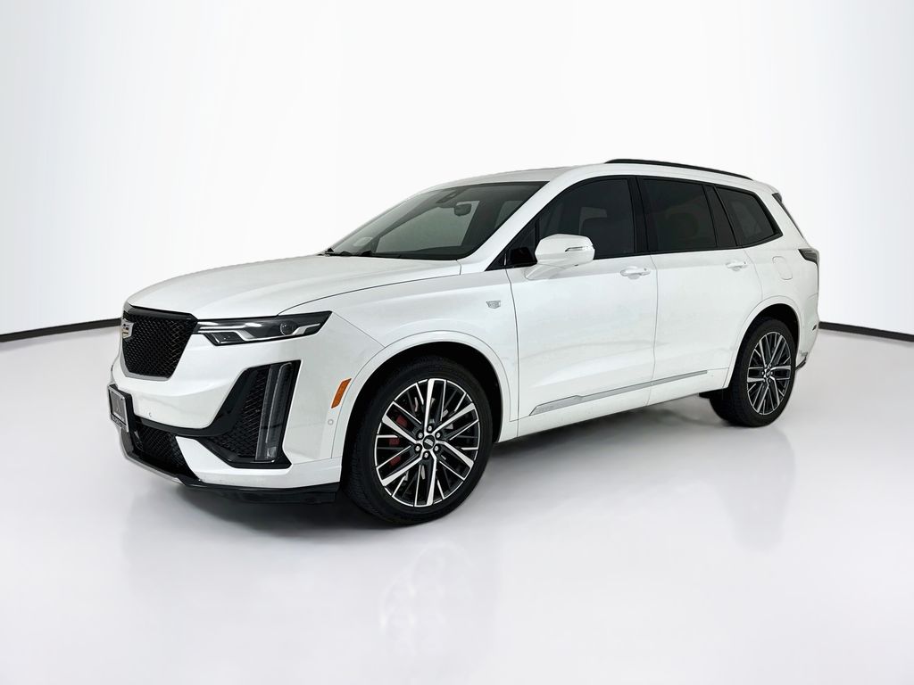 Crystal White Tricoat 2022 Cadillac XT6 SUV / Crossover Four-Wheel Drive 9-Speed Automatic
